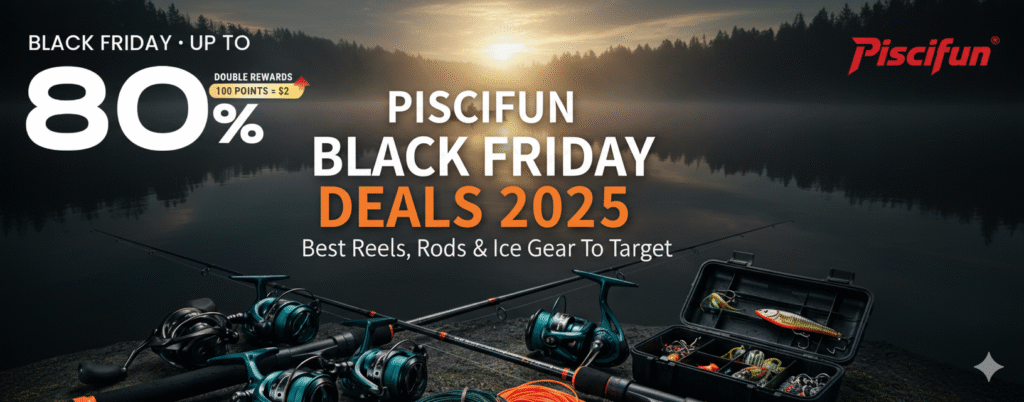Piscifun Black Friday Deals 2025, Best Reels, Rods Ice Gear To Target